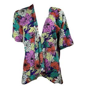 LULAROE Multicolored Floral Bianka Size 3